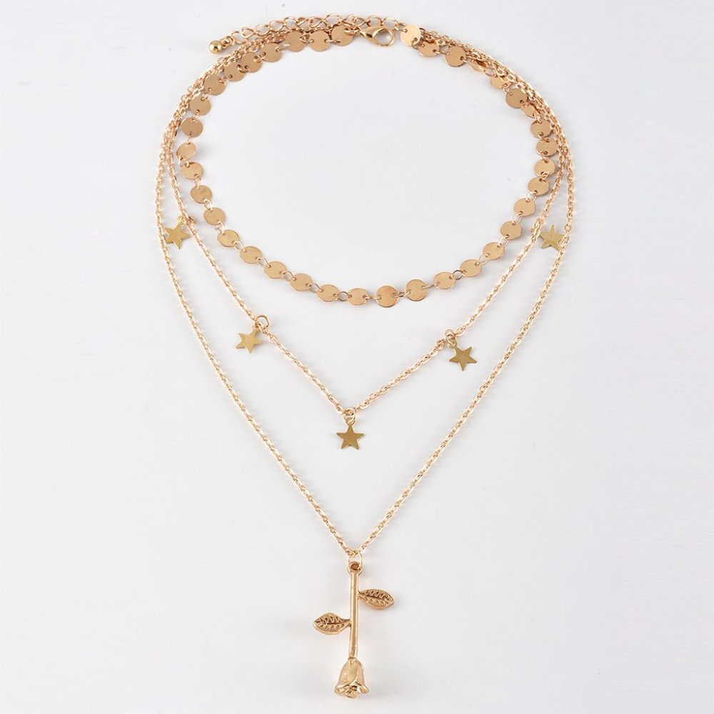 The Gold Rose Necklace